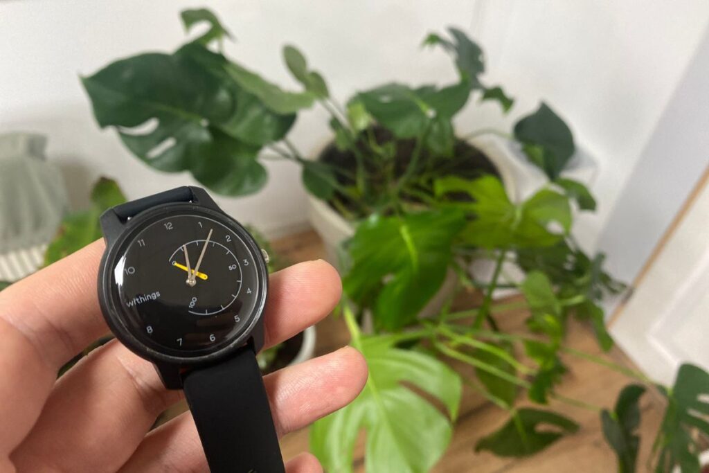 een hybride smartwatch
